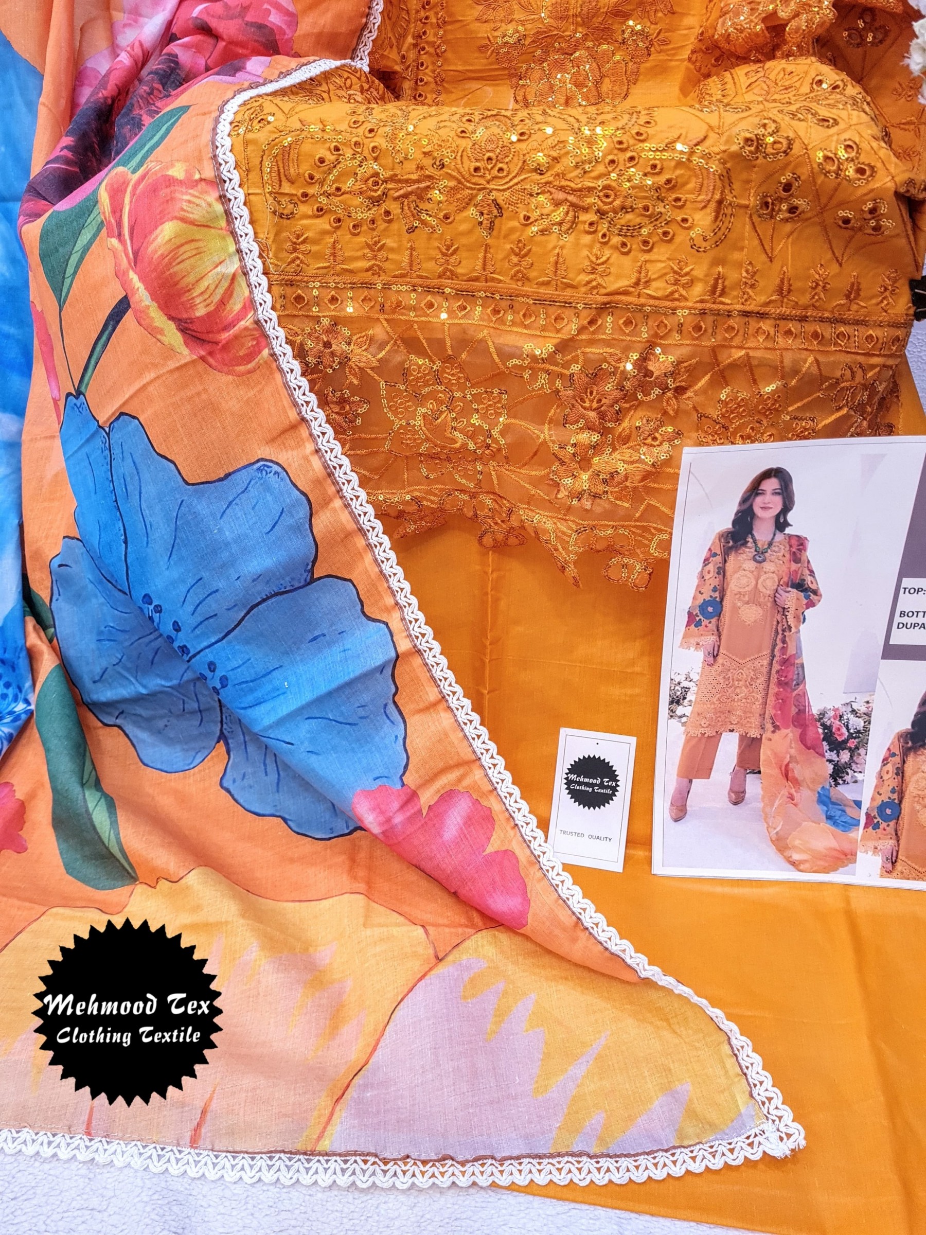 MEHMOOD TEX M 48 A LATEST PAKISTANI SALWAR SUITS