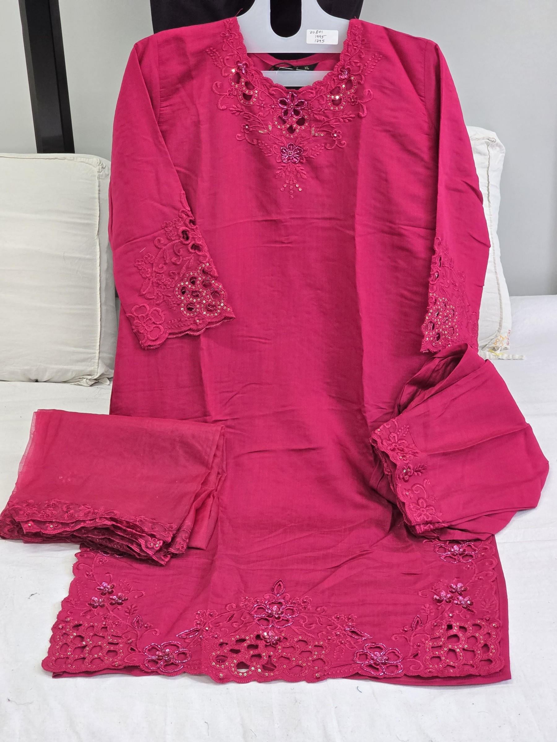 MUSHK BUY SHRADDHA DESIGNER 1009 B PAKISTANI KURTIS PINK SUPPLIER 