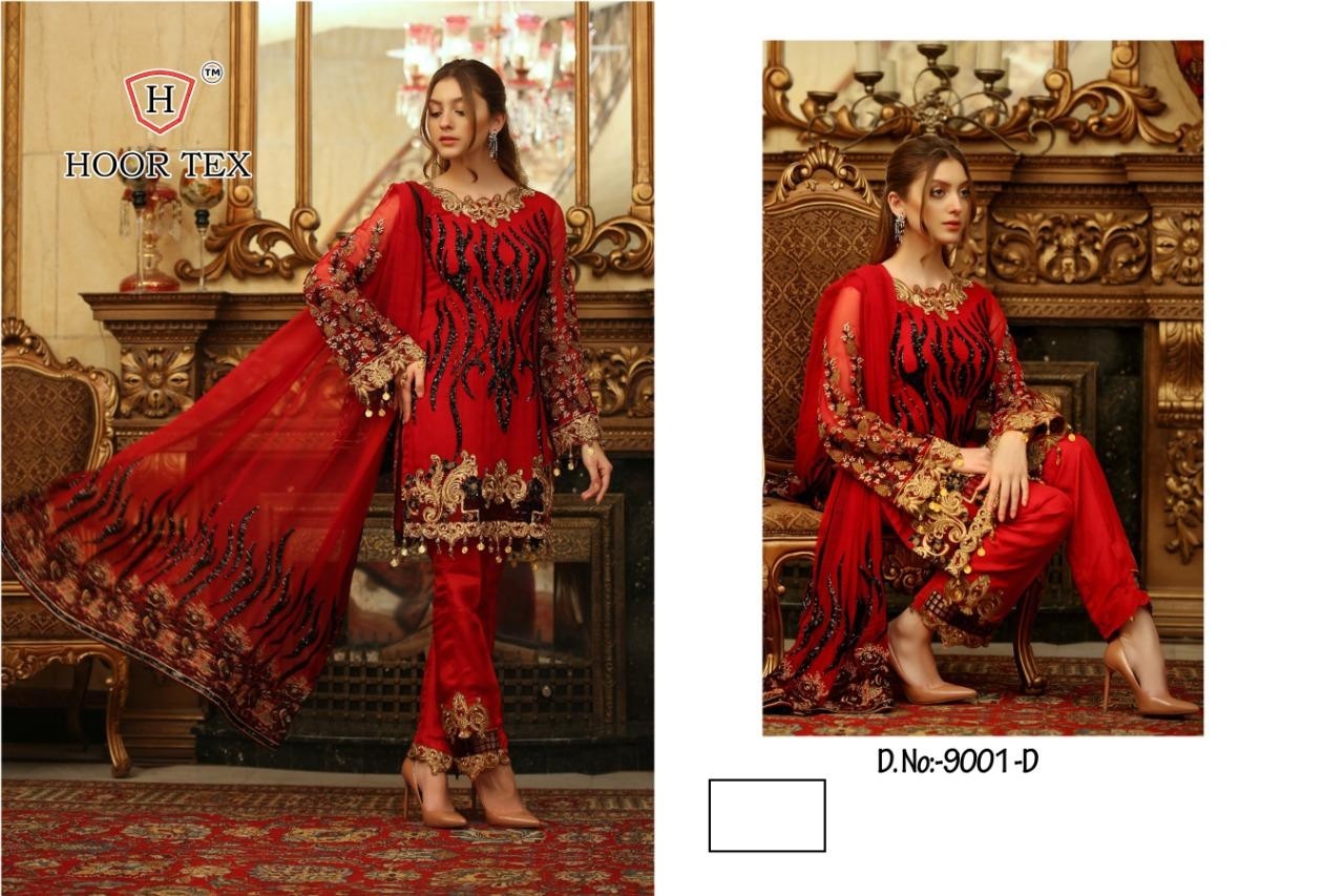 HOOR TEX COLOUR EDITION D.NO 9001-D PAKISTANI SUIT BEST WHOLSALER PRICE
