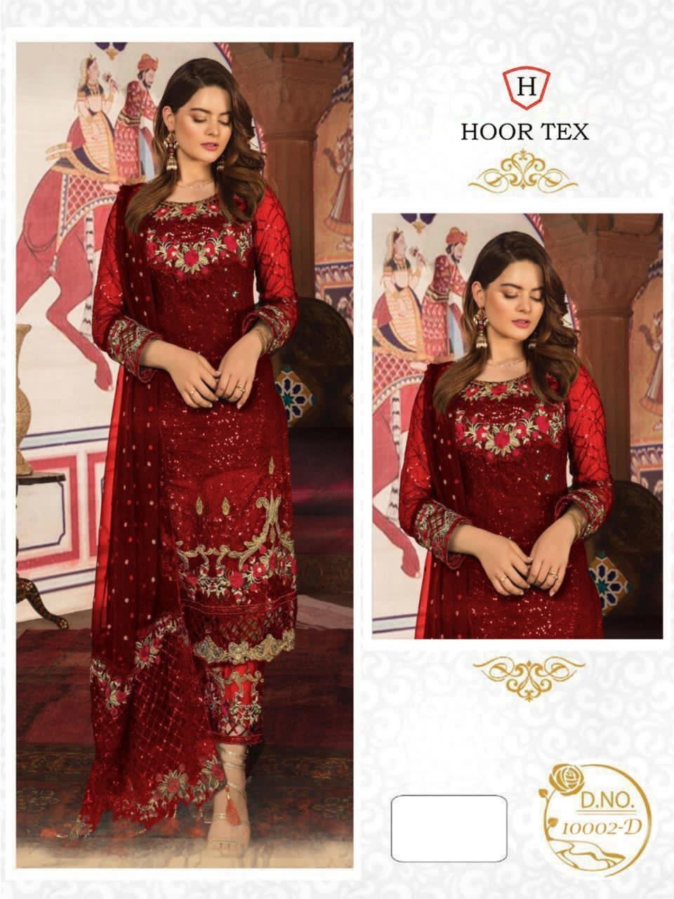 HOOR TEX NAFIZA COLOUR GOLD VOL 3 D.NO 10002-D LETTEST PAKISTANI SUIT SINGAL PICE AVAILEBAL
