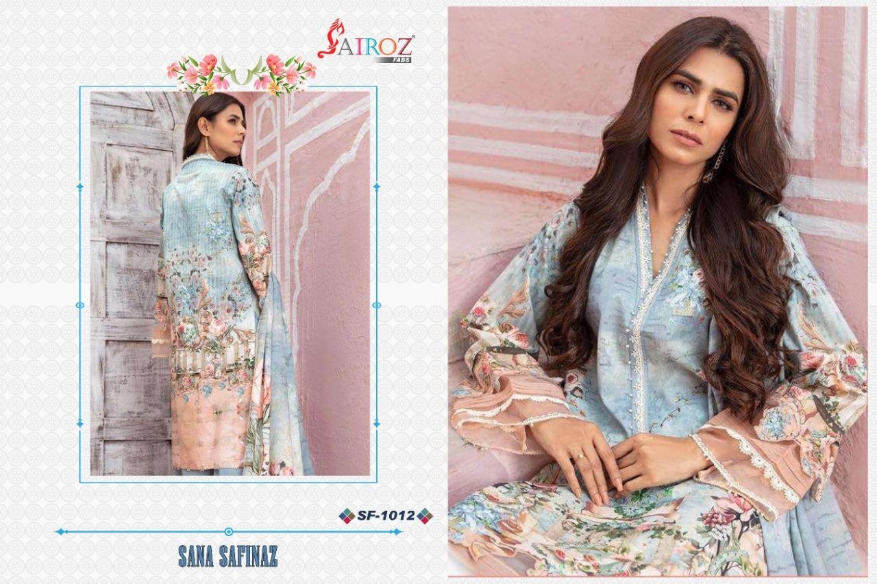 SAIROZ FAB SANA SAFINAZ SF-1012 KARACHI PRINT SUIT BEST WHOLSALER PRICE