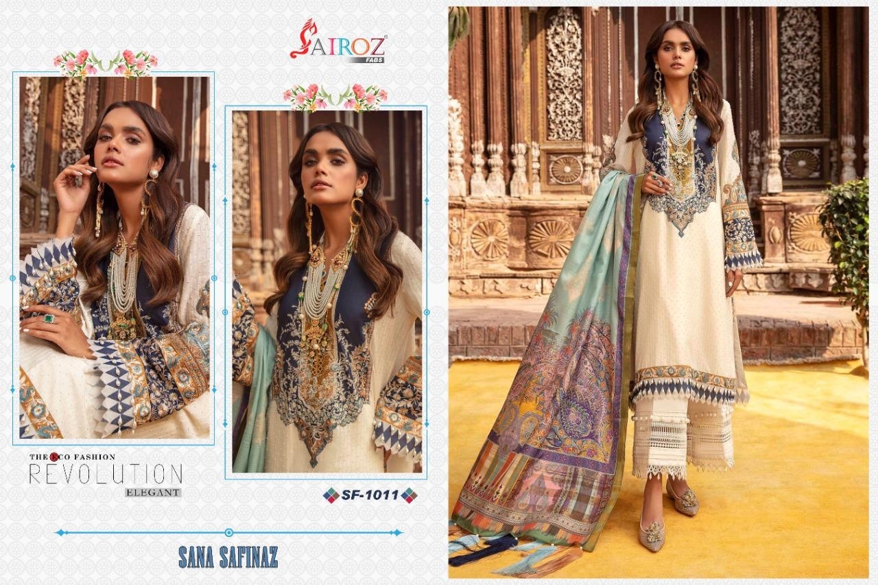 SAIROZ FAB SANA SAFINAZ SF-1011 KARACHI PRINT SUIT BEST WHOLSALER PRICE