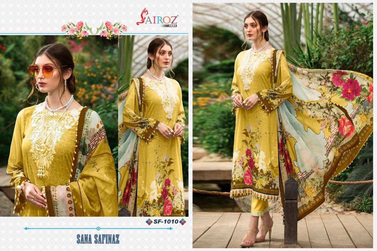 SAIROZ FAB SANA SAFINAZ SF-1010 KARACHI PRINT SUIT BEST WHOLSALER PRICE  