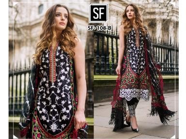 SF-108-B PAKISTANI SUIT WHOLSALE PRICE SINGAL PIECE AVALEBAL