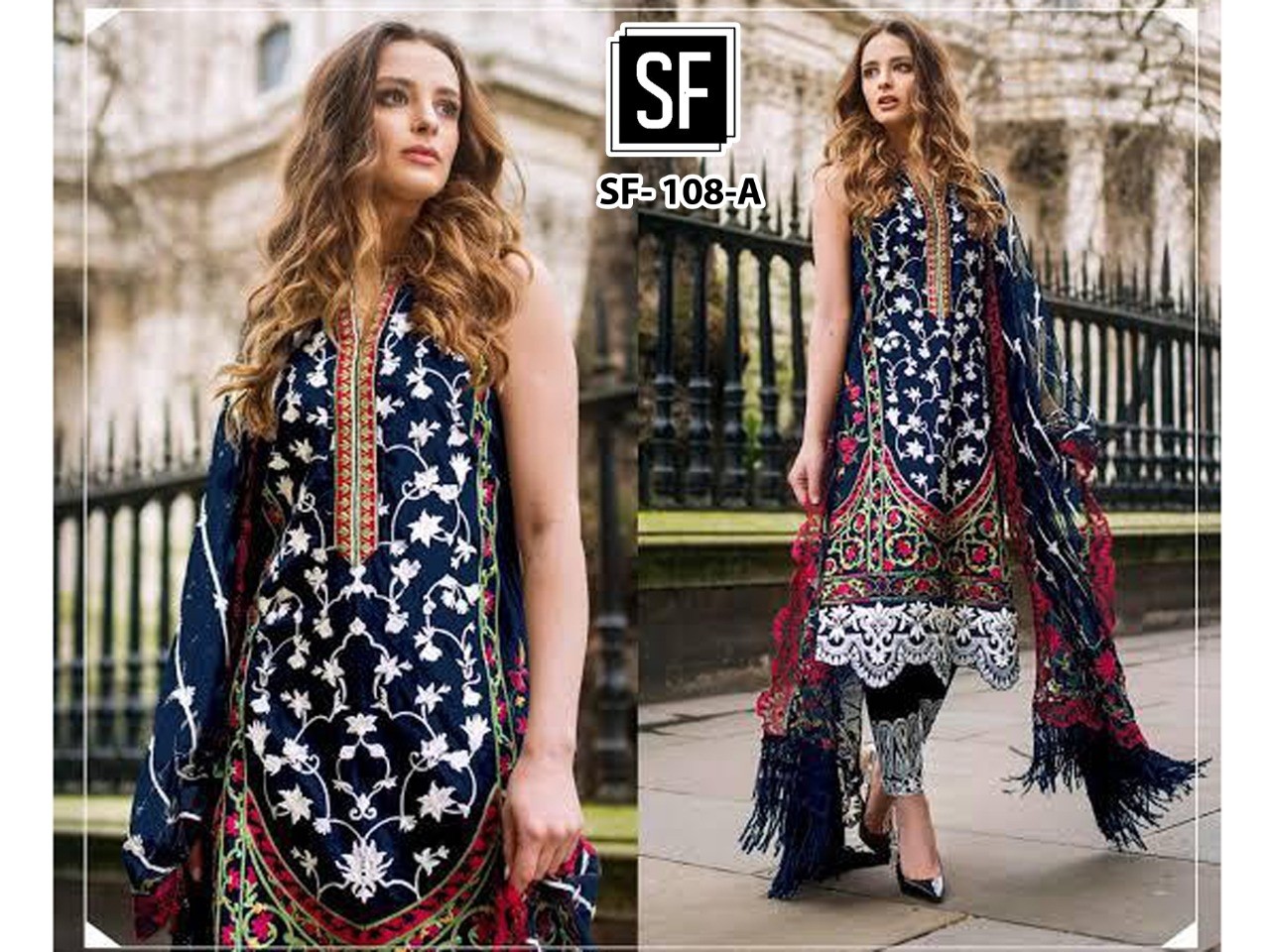 SF-108-A PAKISTANI SUIT WHOLESALE PRICE SINGALE