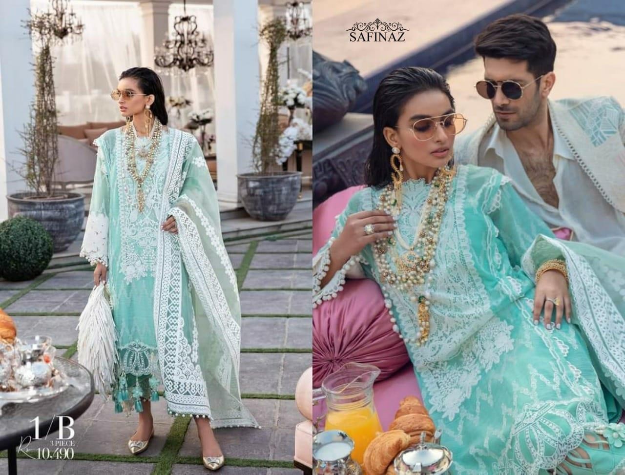 SHAFINAZ VOL 1 SHIFFLI COLLECTTION 1/B PAKISTANI SUIT SUPPLIER IN SURAT 