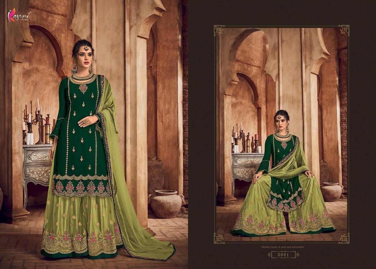 KESARI TRENDZ TAJ VOL-1 D.NO.3001 PAKISTANI SUIT WHOLSALE
