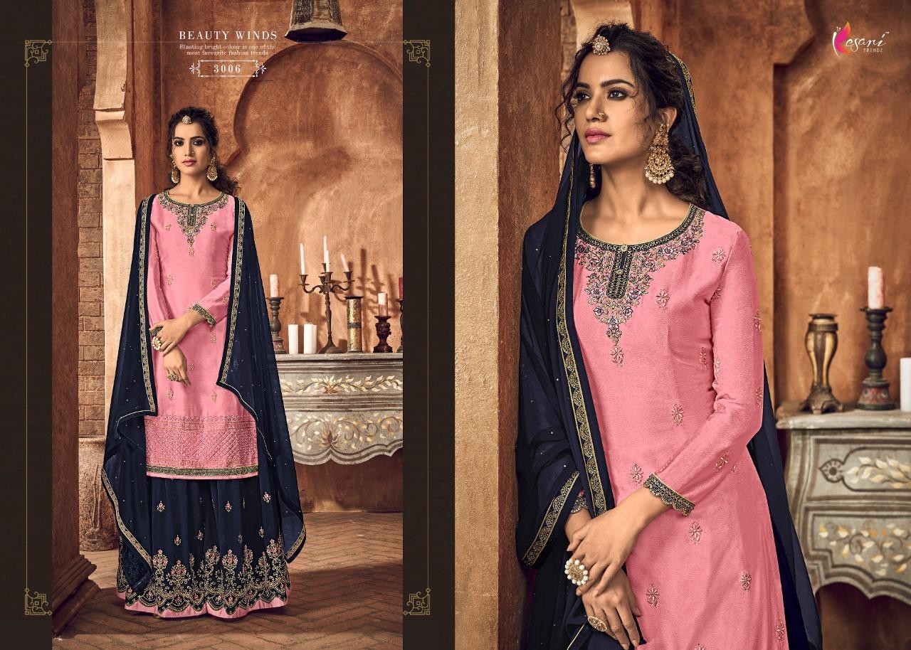 KESARI TRENDZ TAJ VOL-1 D.NO.3006 PAKISTANI SUIT WHOLSALE