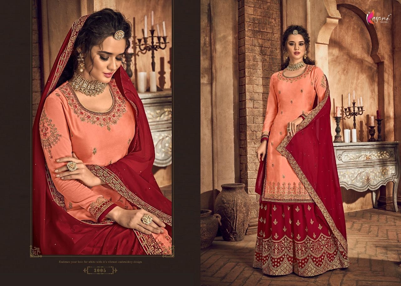 KESARI TRENDZ TAJ VOL-1 D.NO.3005 PAKISTANI SUIT WHOLSALE