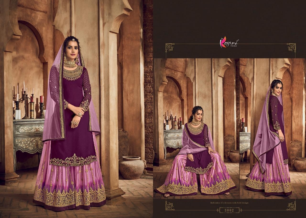 KESARI TRENDZ TAJ VOL-1 D.NO.3002 PAKISTANI SUIT WHOLSALE