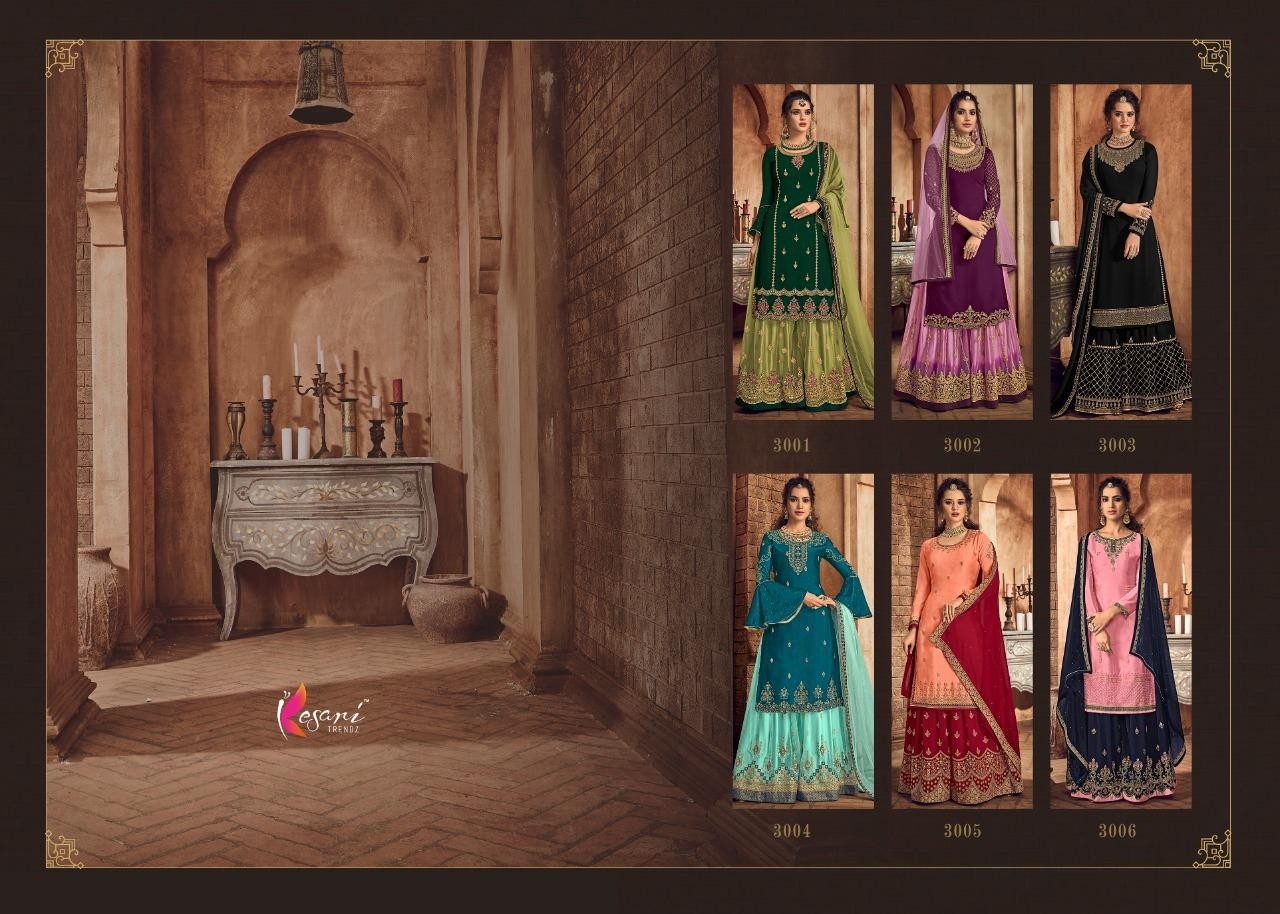 KESARI TRENDZ TAJ VOL-1 D.NO.3003 PAKISTANI SUIT WHOLSALE