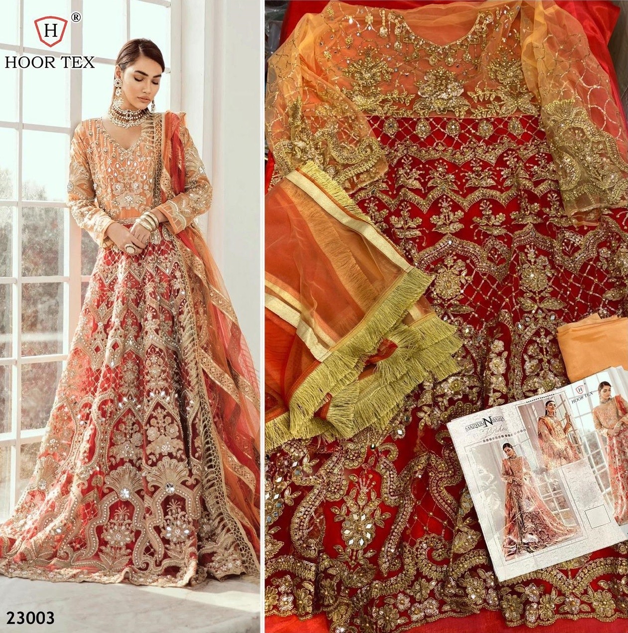 HOOR TEX 23003 PAKISTANI SUIT MANUFACTURE IN SURAT
