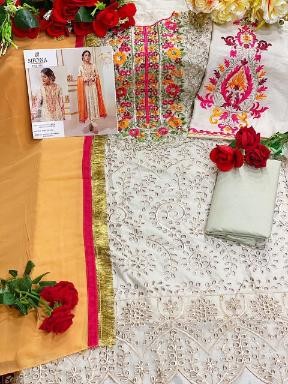 SIFONA FABS 1902 LUXURIOUS EMBODRED LAWAN COTTON COLLETION PAKISTANI SUITS SUPLIER IN SURAT
