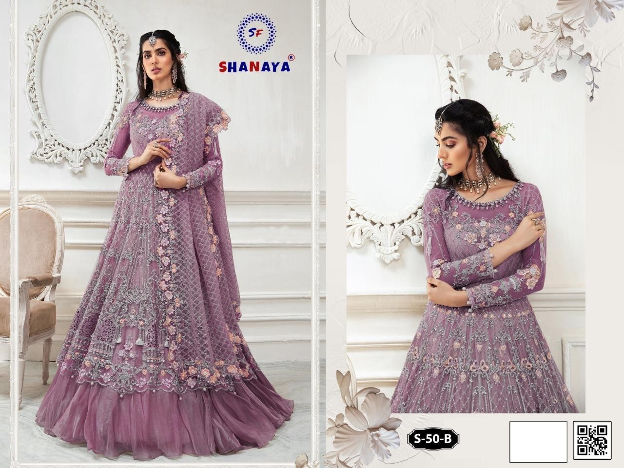 SHANAYA ROSE BRIDAL S-50B PAKISTANI SUIT SINGAL PIESE