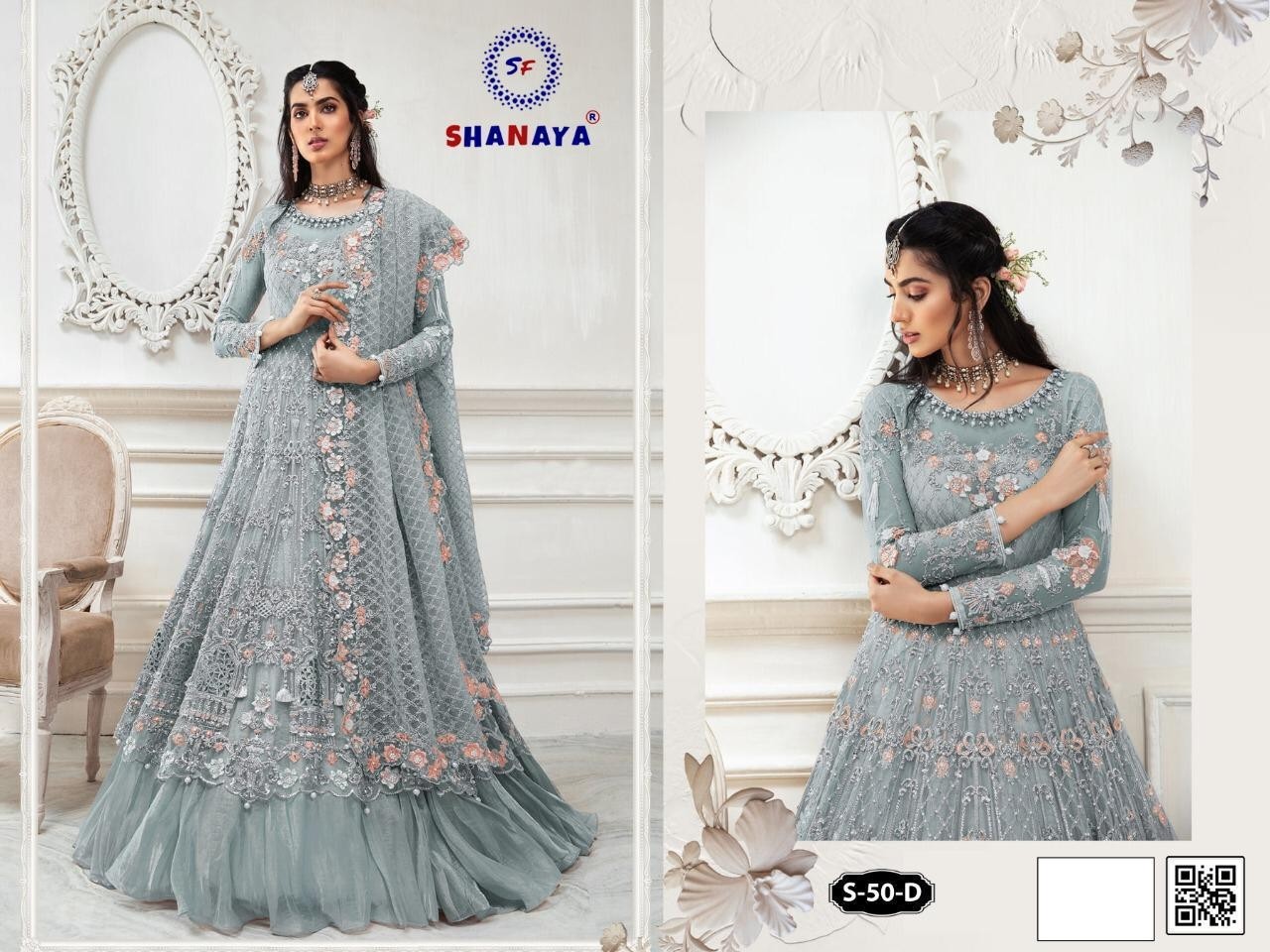 SHANAYA ROSE BRIDAL S-50D PAKISTANI SUIT SINGAL PIESE