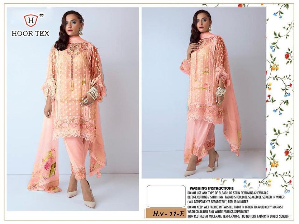 HOOR TEX VINTAGE-11E PAKISTANI SUITS WHOLSALE PRICE