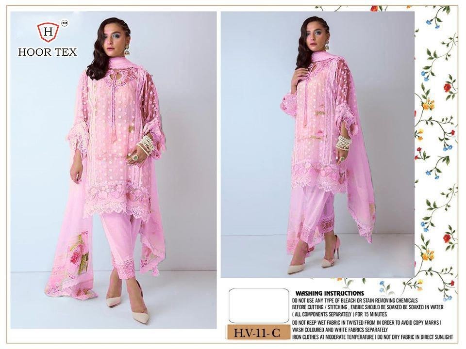 HOOR TEX VINTAGE-11C PAKISTANI SUITS WHOLSALE PRICE