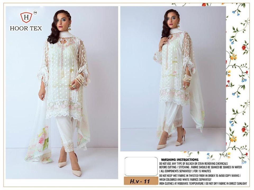 HOOR TEX VINTAGE-11 PAKISTANI SUITS WHOLSALE PRICE