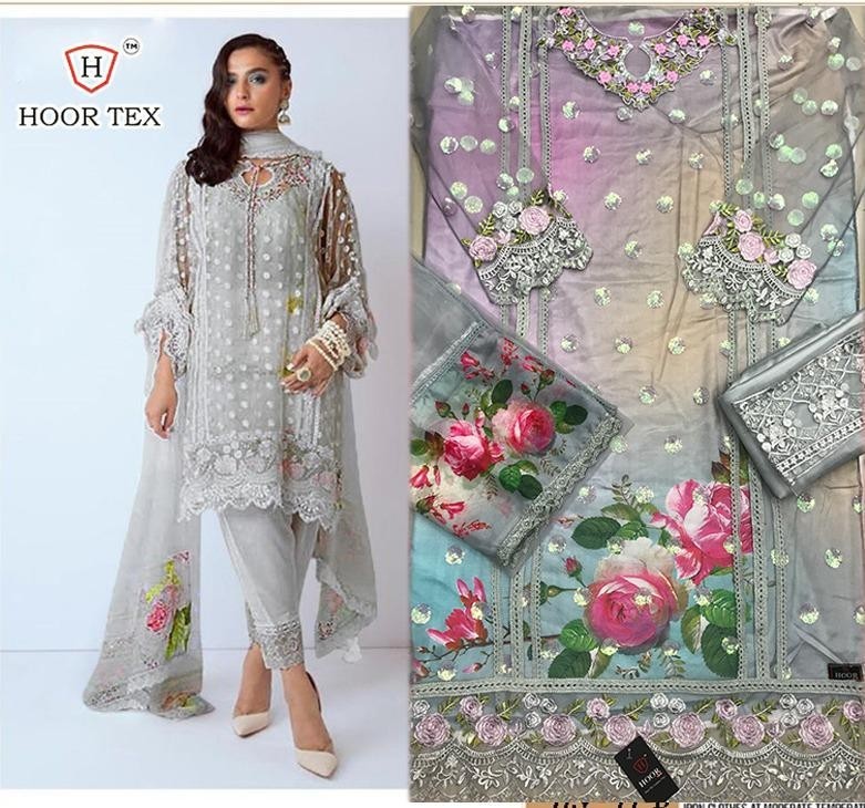 HOOR TEX VINTAGE-11 B PAKISTANI SUITS WHOLSALE PRICE