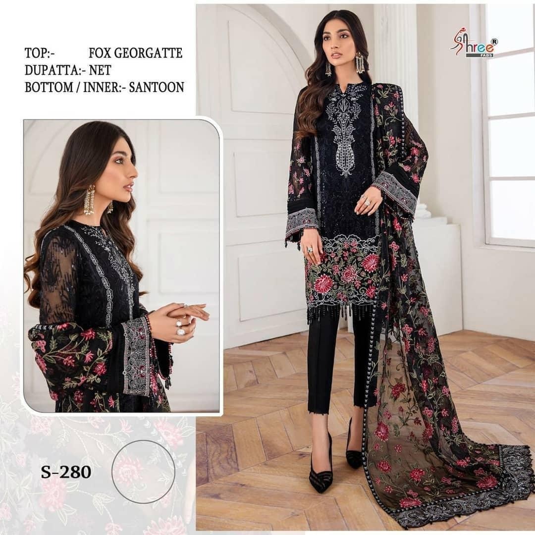 SHREE FAB S-280 SALWAAR KAMEEZ WHOLSALE PRICE