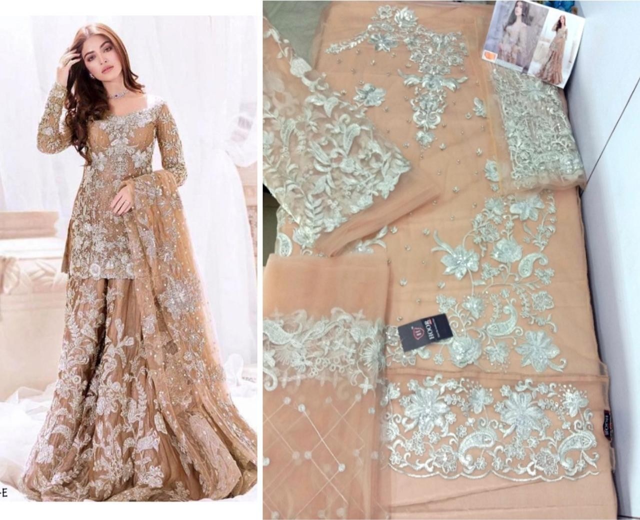 HOOR TEX 23002-E PAKISTANI SUITS WHOLSALE PRICE