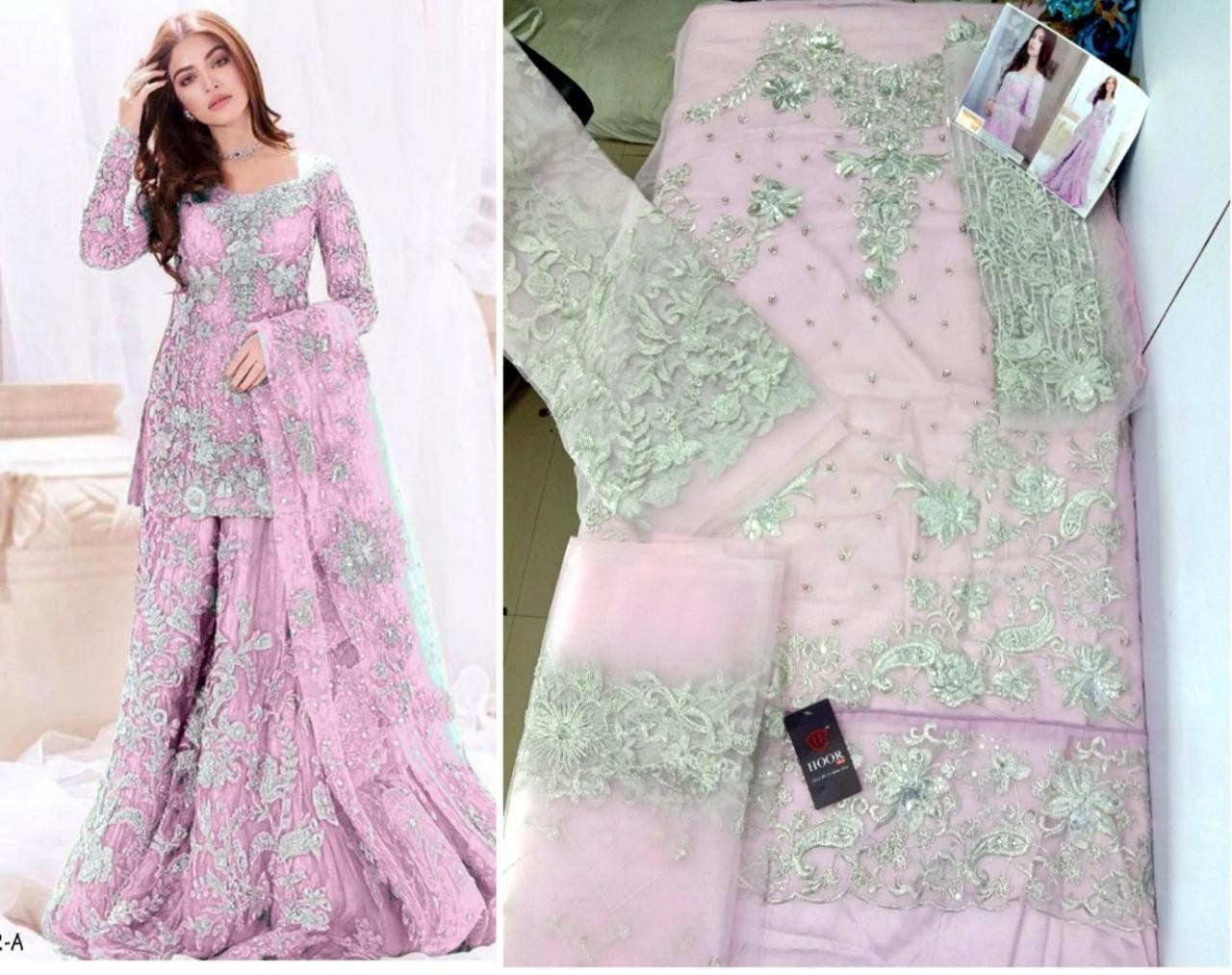 HOOR TEX 23002-A PAKISTANI SUITS WHOLSALE PRICE