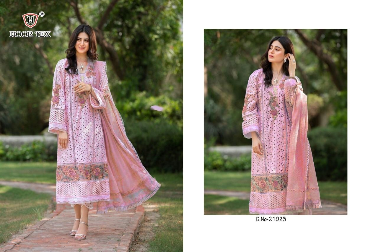 HOOR TEX  21023 PAKISTANI SUITS