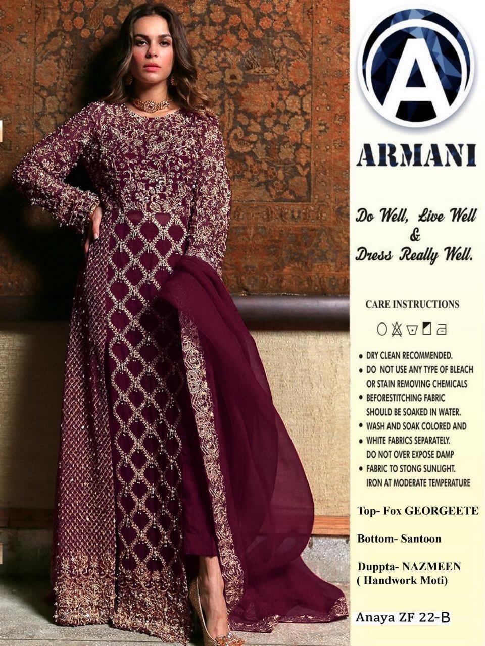 ARMANI ANAYA ZF-22-B RRIMSHA 6 FOX GORGGET SUITS
