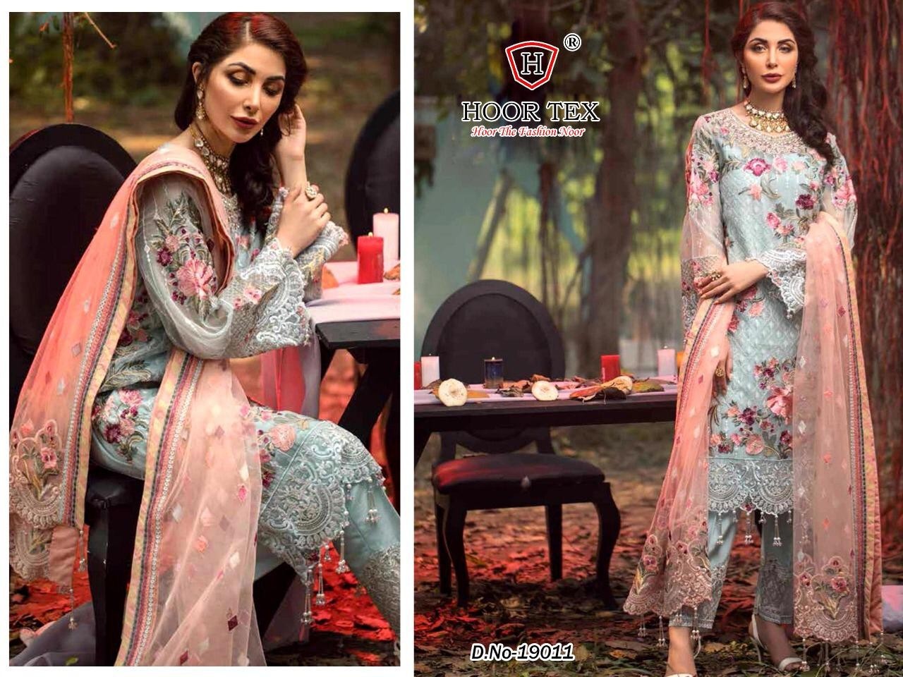 HOOR TEX 19011-F PAKISTANI SALWAAR KAMEEZ AVAILABAL IN WHOLSALE PRICE