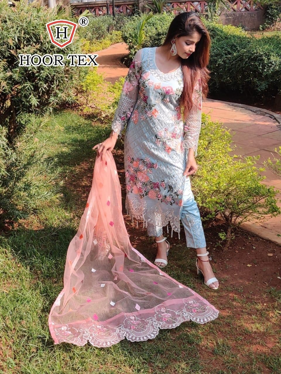 HOOR TEX 19011-F PAKISTANI SALWAAR KAMEEZ AVAILABAL IN WHOLSALE PRICE