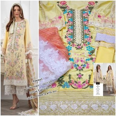 RAWAYAT-26003-B MARIYA-B EMBODRED COLLECTTION WHOLESALE SUIT KAMEEZ