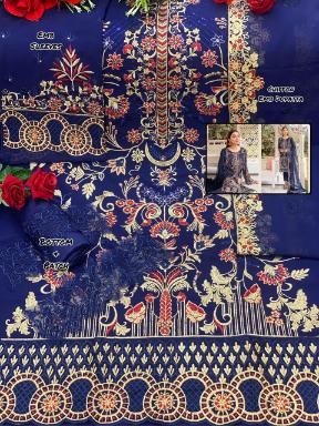 RINAAZ FASHION 7305 RAMSHA VOL-7 BRIDAL SALWAAR KAMEEZ COMMPANY PRICE