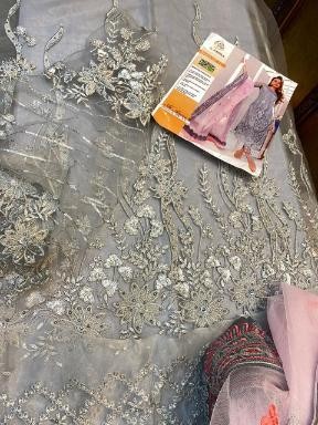 ALAMRA ZF-11 GREY PAKISTANI SUIT WHOLSALE PRICE
