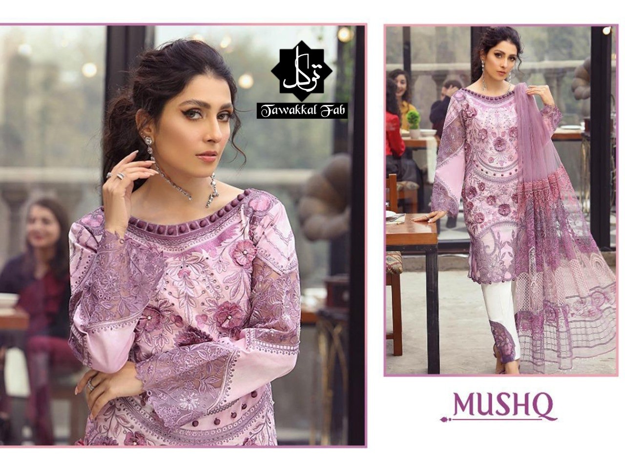 TAWAKKAL FAB MUSHQ PAKISTANI CONCEPT SALWAR KAMEEZ 