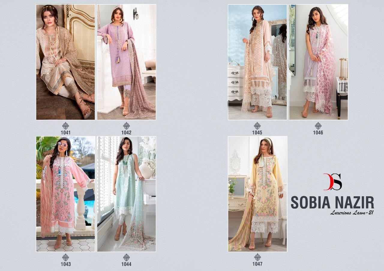 DEEPSY 1046 SOBIA NAZIR LAWAN 21 PAKISTANI SUITS HAVY PRINT