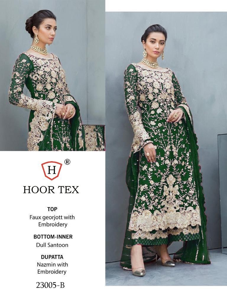HOOR TEX 23005-B NAZMIN WITH EMBODERY SALWAAR KAMEEZ SINGAL PIESE AVAILABALE