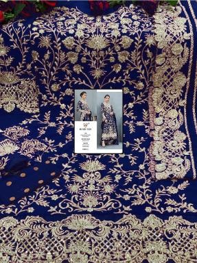 HOOR TEX 23005-C NAZMIN WITH EMBODERY SALWAAR KAMEEZ SINGAL PIESE AVAILABALE