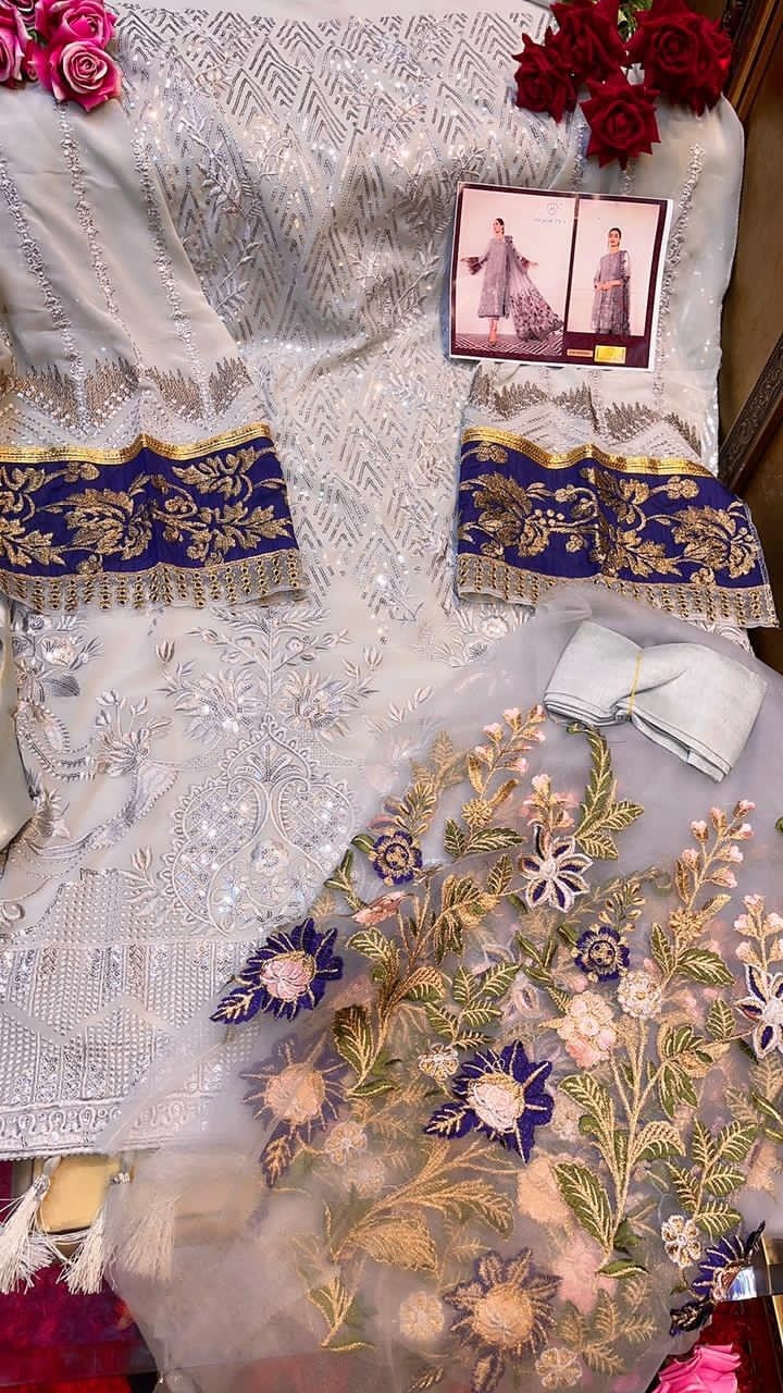 HOOR TEX 18009 M PAKISTANI SALWAR KAMEEZ SINGLE BY ONLINE