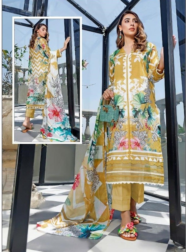 SHARADDHA DESIGNERS 1001 MAHGUL VOL-2 PRINT AND EMBROIDERY PAKISTANI SUITS