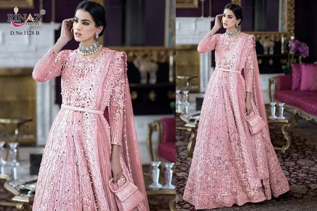 RINAAZ FASHION 1128-B RIMZIM BRIDAL LATTEST PAKISTANI SUIT