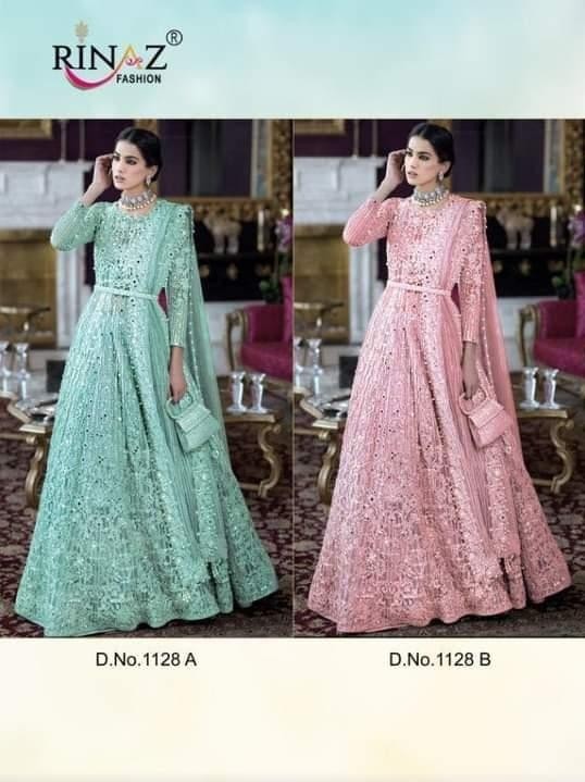 RINAAZ FASHION 1128-B RIMZIM BRIDAL LATTEST PAKISTANI SUIT