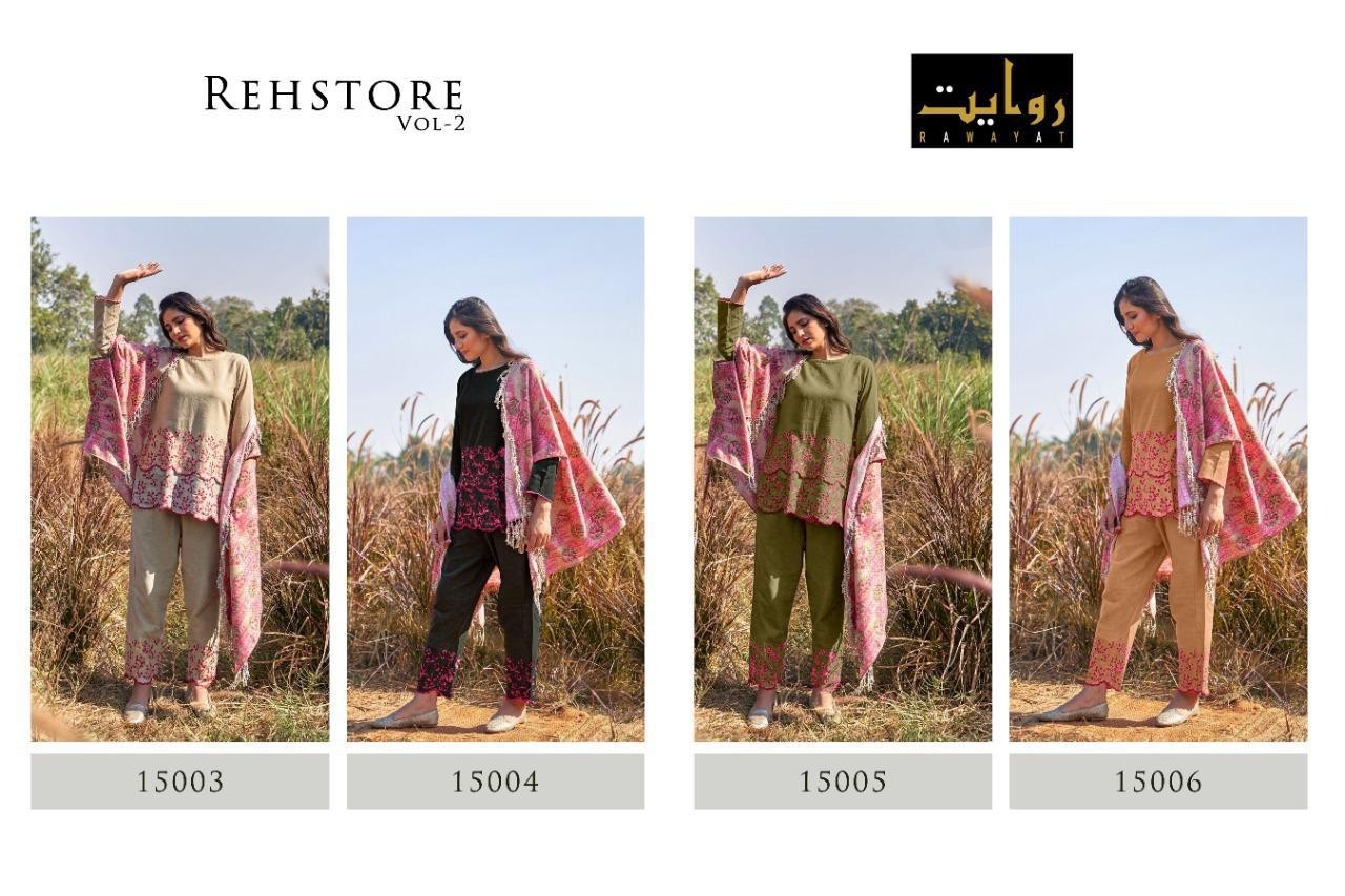 RAWAYAT RESTORE 15005 PAKISTANI SALWAAR KAMEEZ SUPLLIER IN INDIA