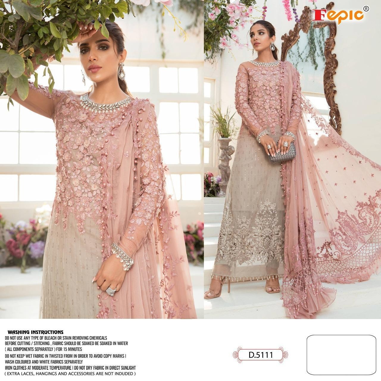 FEPIC ROSEMEEN D-5111 MARIYA B COLOUR BUSTER PAKISTANI SUITS WHOLSALER PRICE IN SURAT