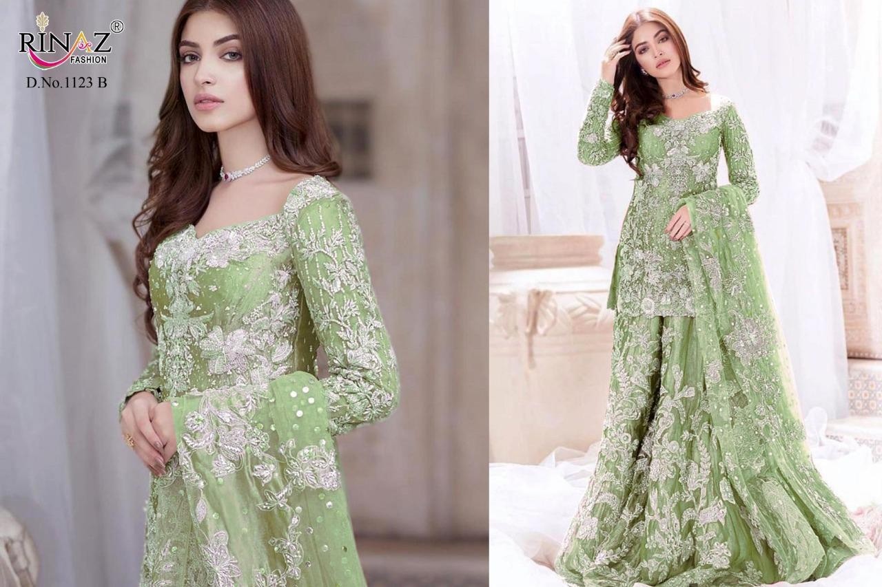 RINAAZ FASHION 1123 B PAKISTANI SUITS BEST WHOLSALER PRICE