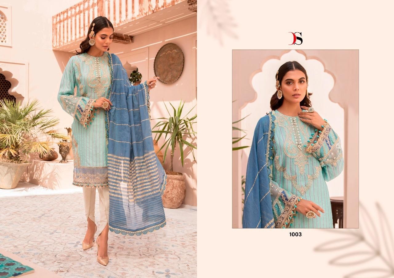 DEEPSY 1003 MARIYA B LAWN-3 PAKISTANI SUITS HIT DESIGNS