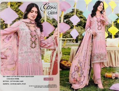 CROSS STITCH-1 WHOLSALER PRICE PAKISTANI SUITS
