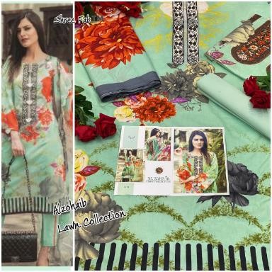 SHREE FAB 1618 AL ZOHAIB LAWN COLLECTTION VOL-1& 2 COMPANY PRICE SALWAAR KAMEEZ