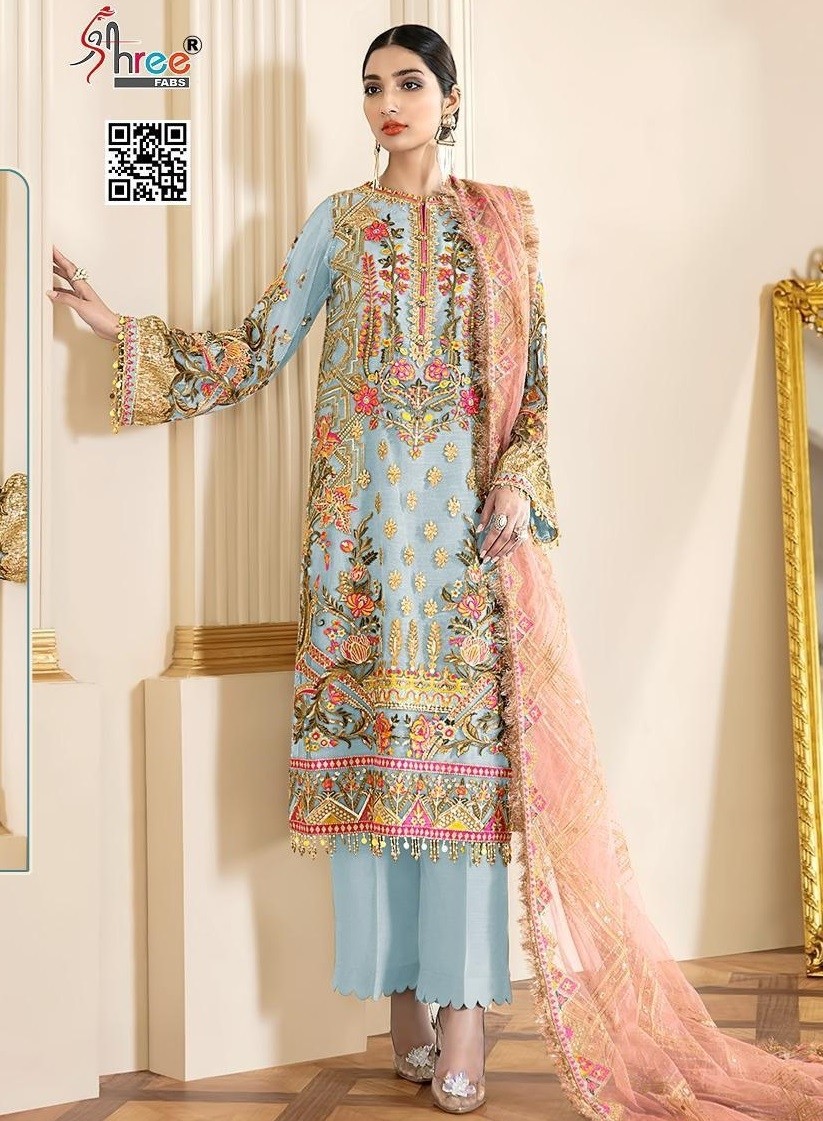 SHREE FAB 1142-B BAROQUE EMBRODERD COLLECTION VOL 2 SUPPLIER IN SURAT