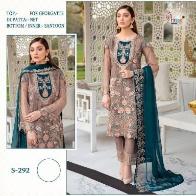 SHREE FAB S-292 SALWAAR KAMEEZ WHOLSALE
