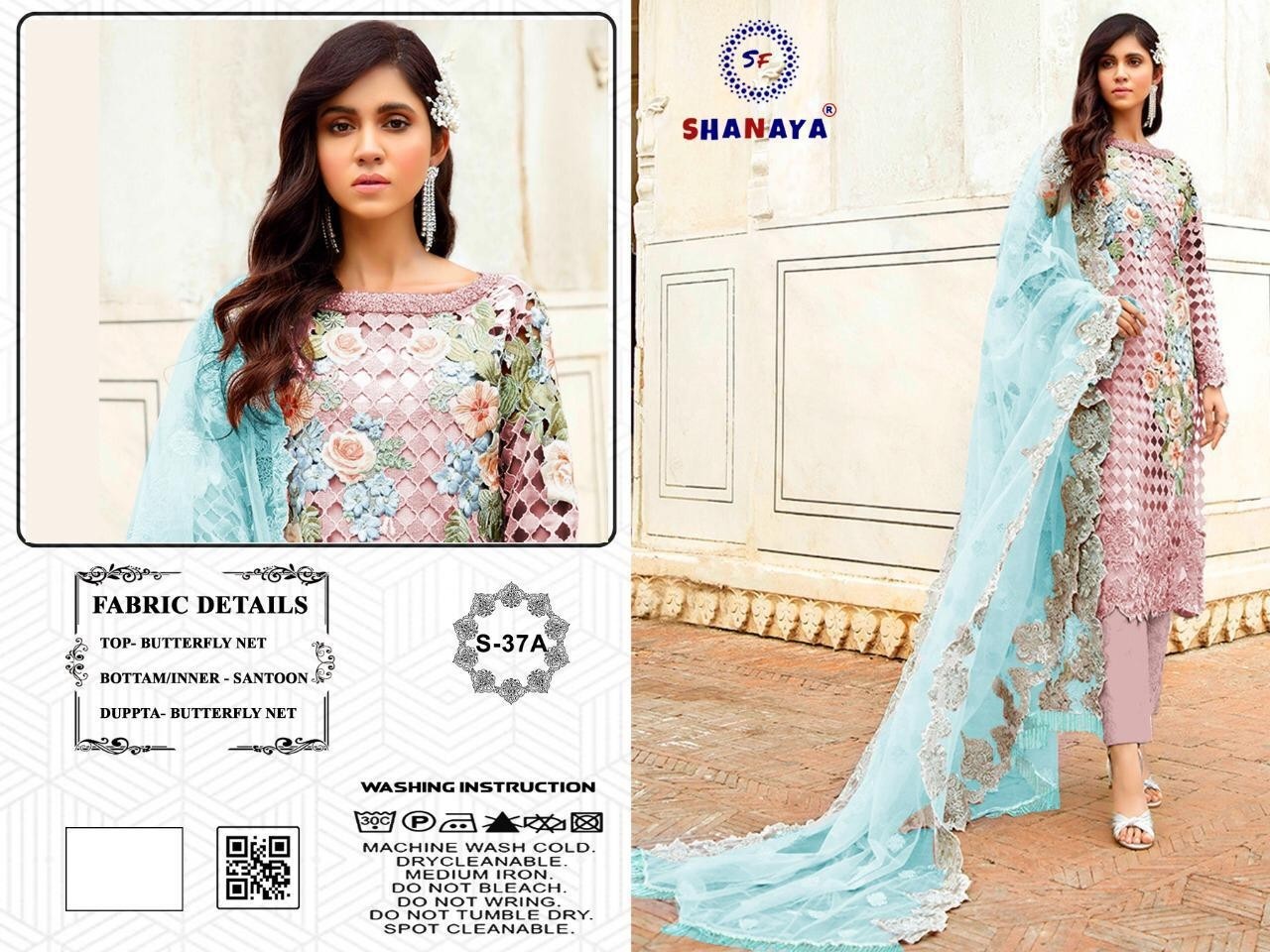SHANAYA S-37-A PAKISTANI SUIT SINGAL AVAILABLE